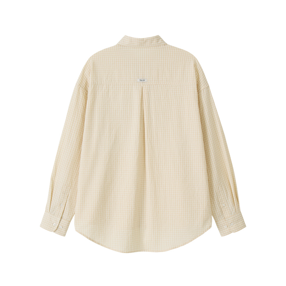 BITTERCELLS Hattie Check Shirt-Yellow