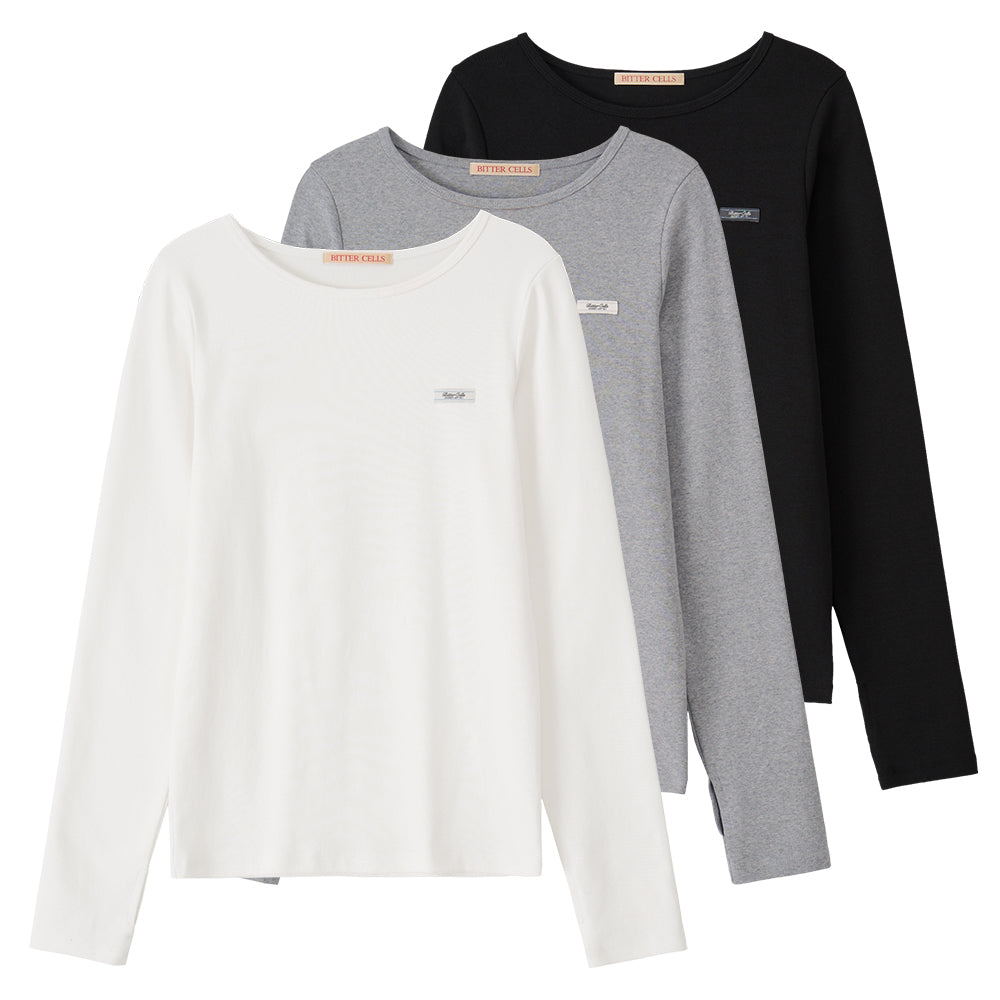 BITTERCELLS [Set] Essential Long&3/4 Sleeve Tee-9colors