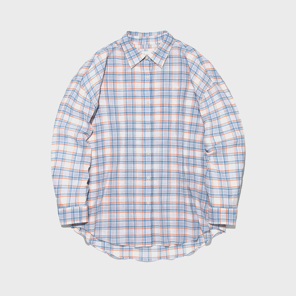 Lee Women's Holiday Check Shirt Blue