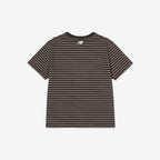 NEW BALANCE NBNEG2W422 / WOMEN Essential Basic Striped Short Sleeve T-Shirt (BROWN)