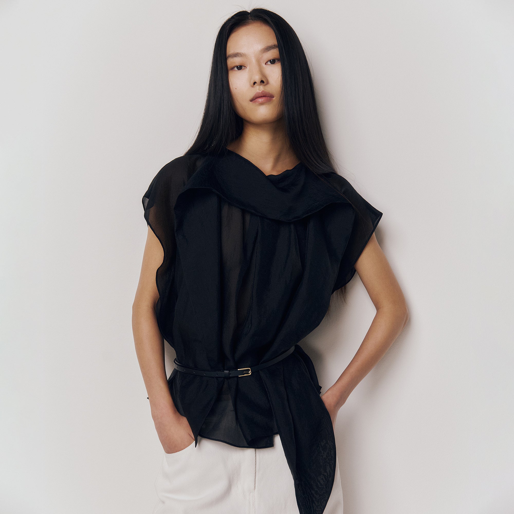 kindersalmon Full Blouse Black