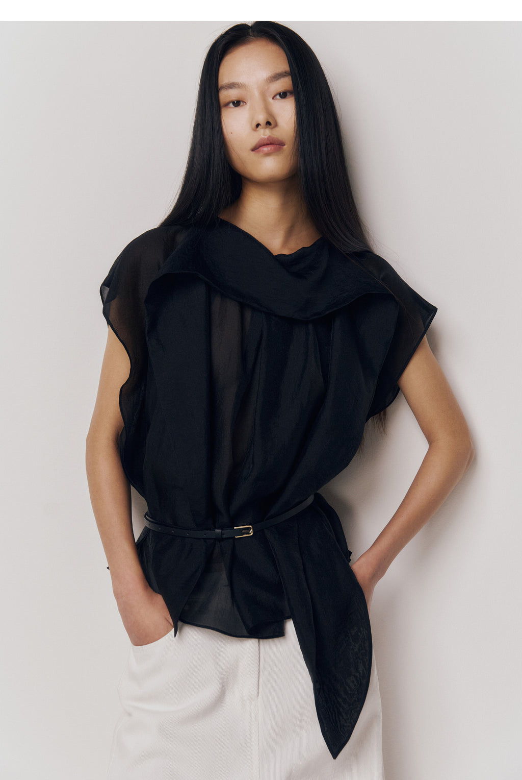kindersalmon Full Blouse Black
