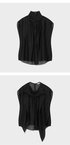 kindersalmon Full Blouse Black