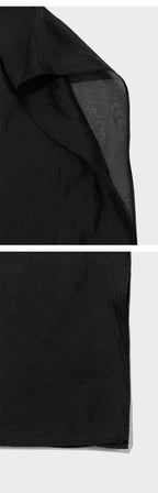 kindersalmon Full Blouse Black