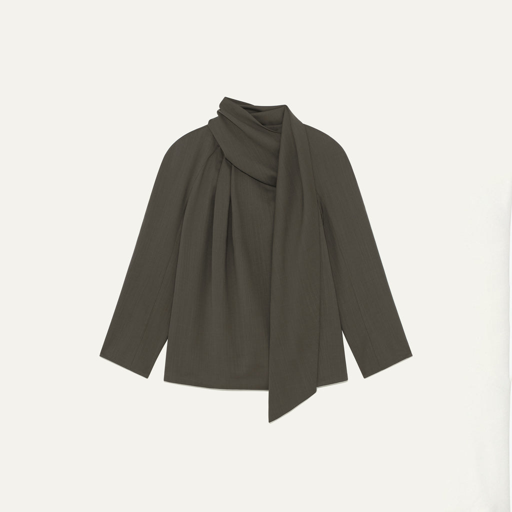 kindersalmon Etta Blouse Sepia