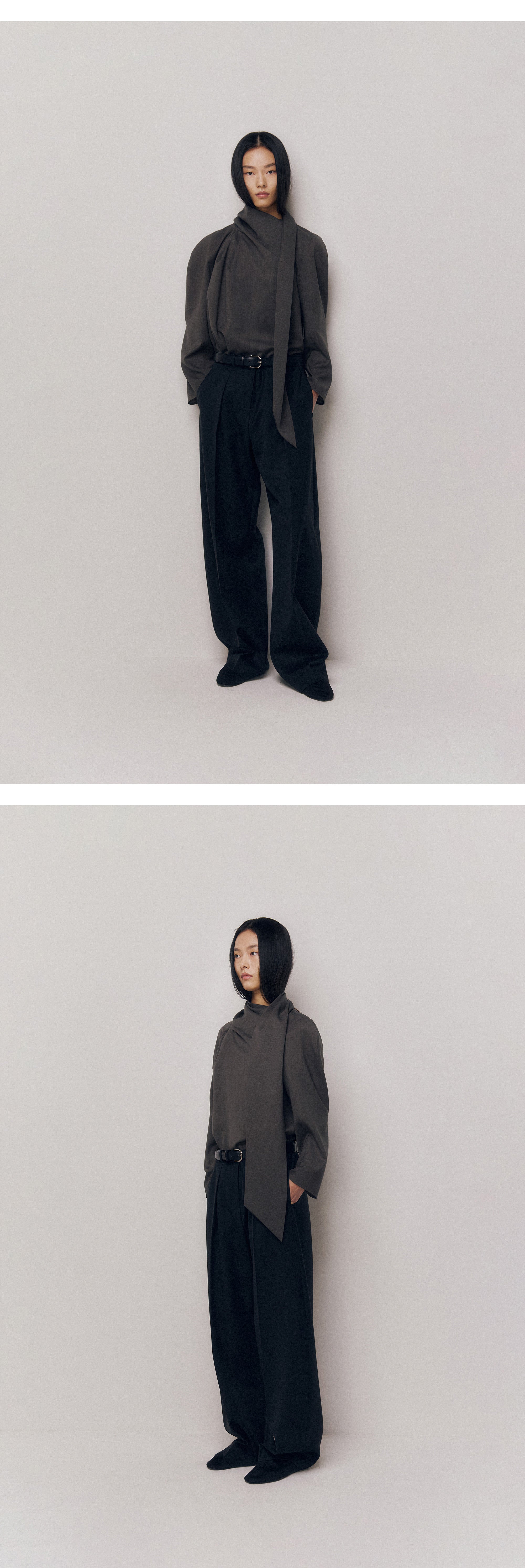kindersalmon Etta Blouse Sepia