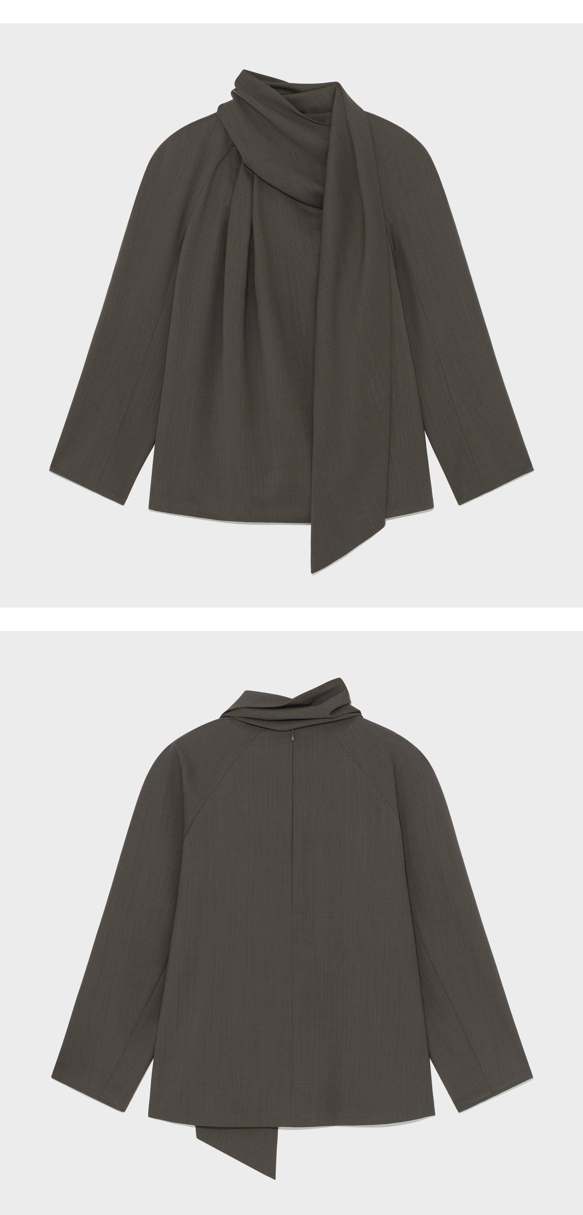 kindersalmon Etta Blouse Sepia
