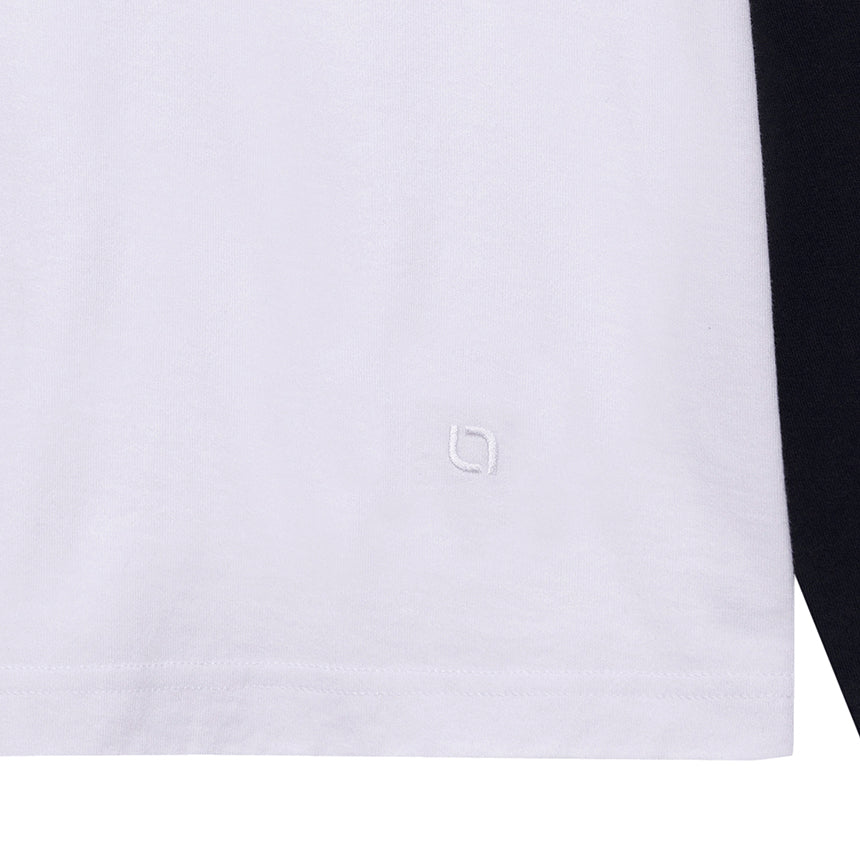 nau Raglan Long Sleeve T-Shirt White