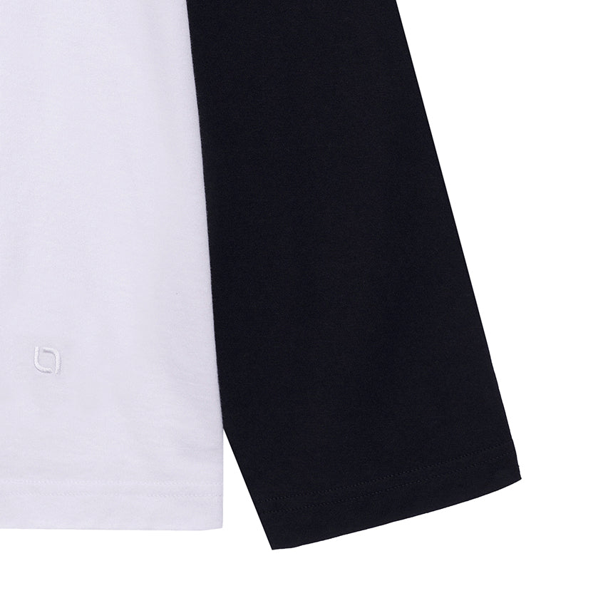 nau Raglan Long Sleeve T-Shirt White
