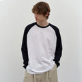 nau Raglan Long Sleeve T-Shirt White