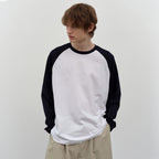 nau Raglan Long Sleeve T-Shirt White