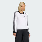 ADIDAS 3-Stripe Long Sleeve (Slim) T-Shirt KD3688