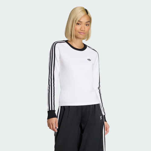 ADIDAS 3-Stripe Long Sleeve (Slim) T-Shirt KD3688