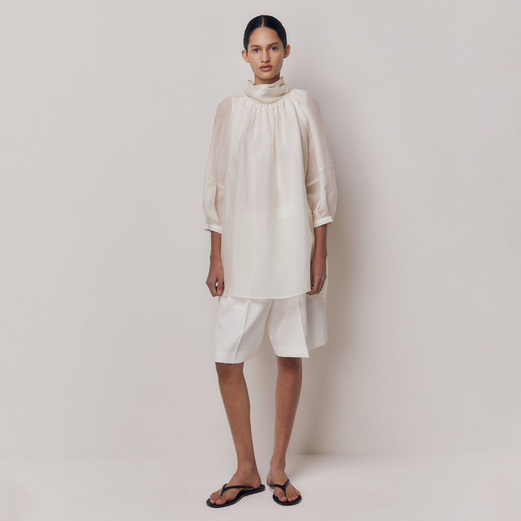 kindersalmon Gatherneck Blouse Margarine