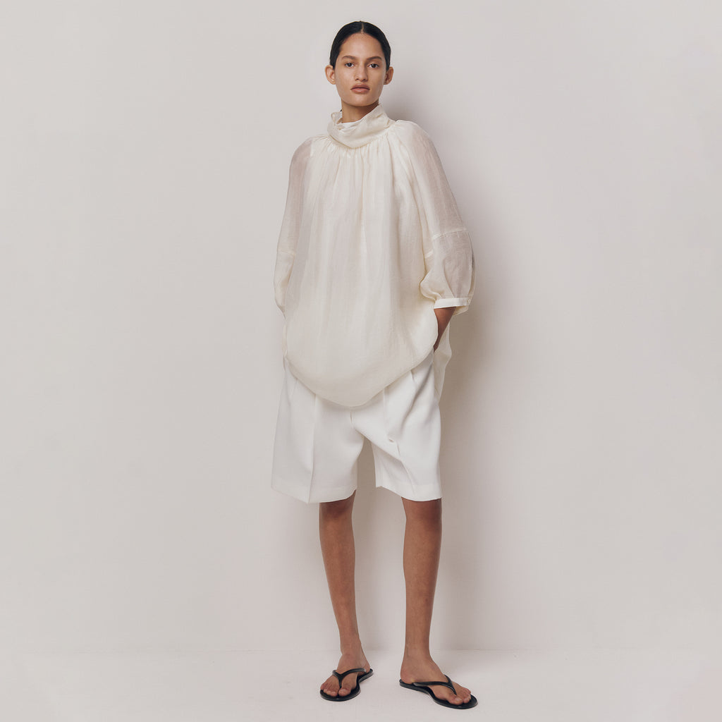 kindersalmon Gatherneck Blouse Margarine