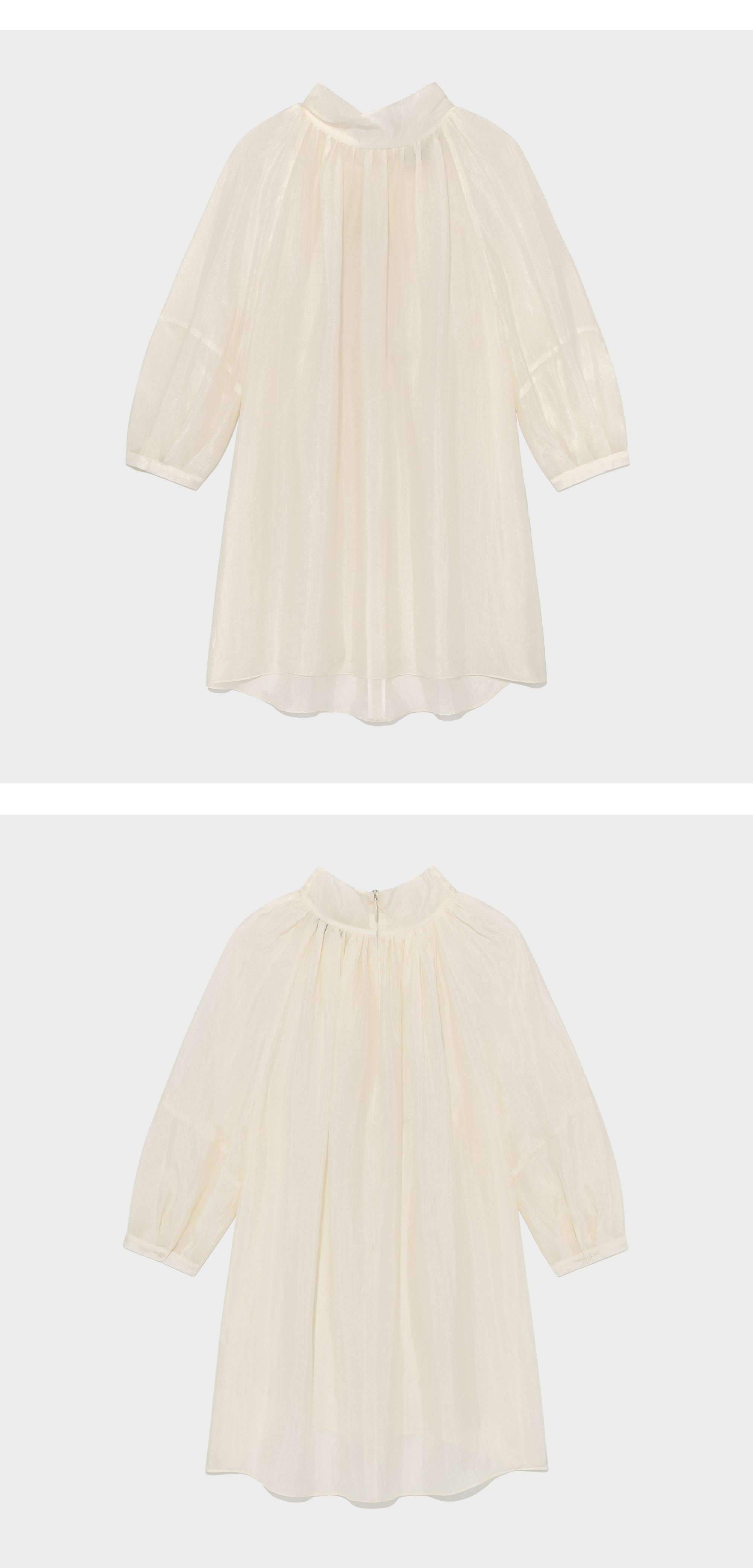 kindersalmon Gatherneck Blouse Margarine