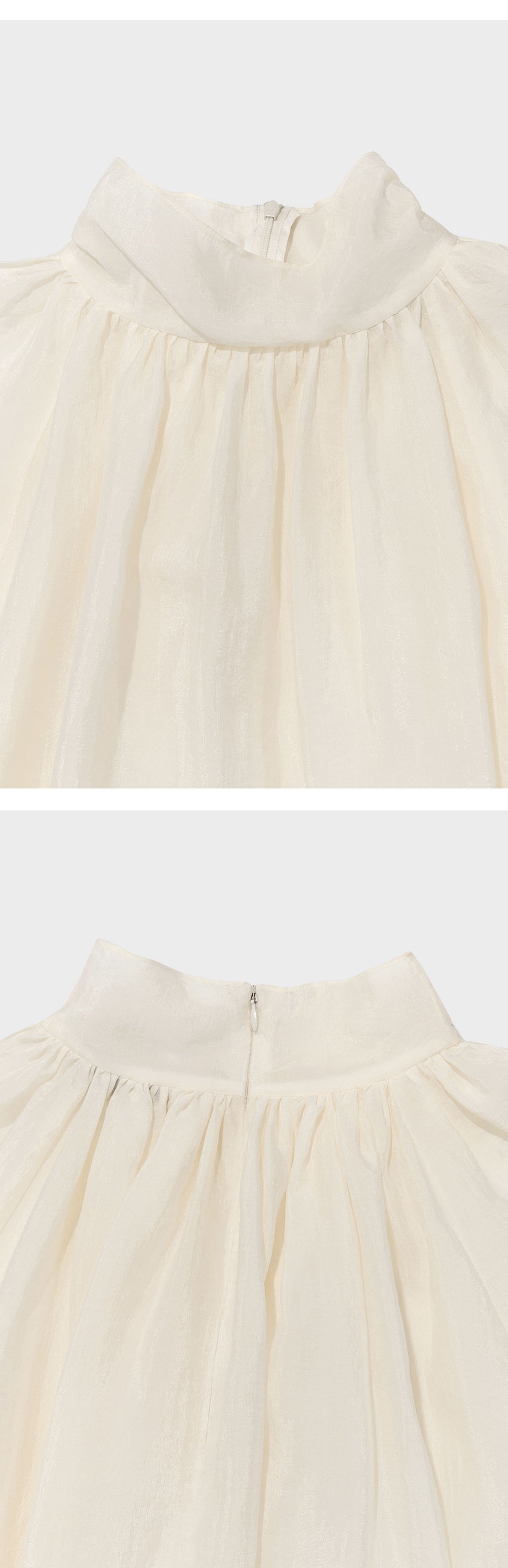 kindersalmon Gatherneck Blouse Margarine
