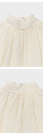 kindersalmon Gatherneck Blouse Margarine