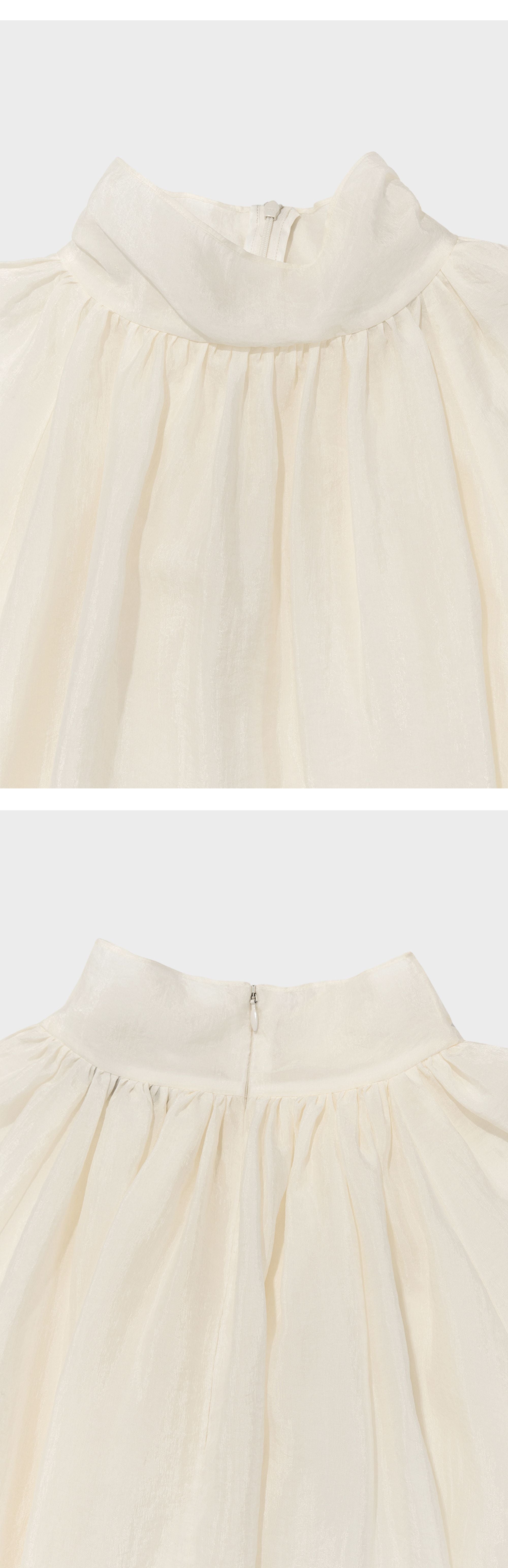 kindersalmon Gatherneck Blouse Margarine