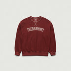 THE BARNNET Natural Logo Sweat Shirt_Red