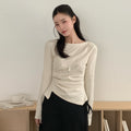 ATELIER NAIN LOND2 WAIST TUCK BLOUSE (Z-BL-4287)