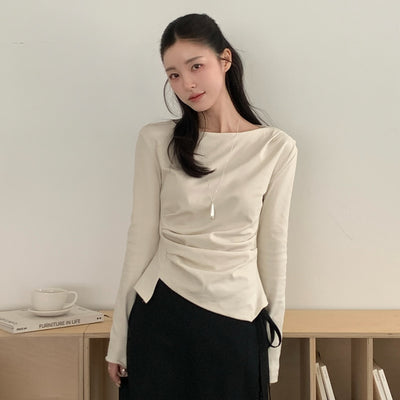 LOND2 WAIST TUCK BLOUSE (Z-BL-4287)