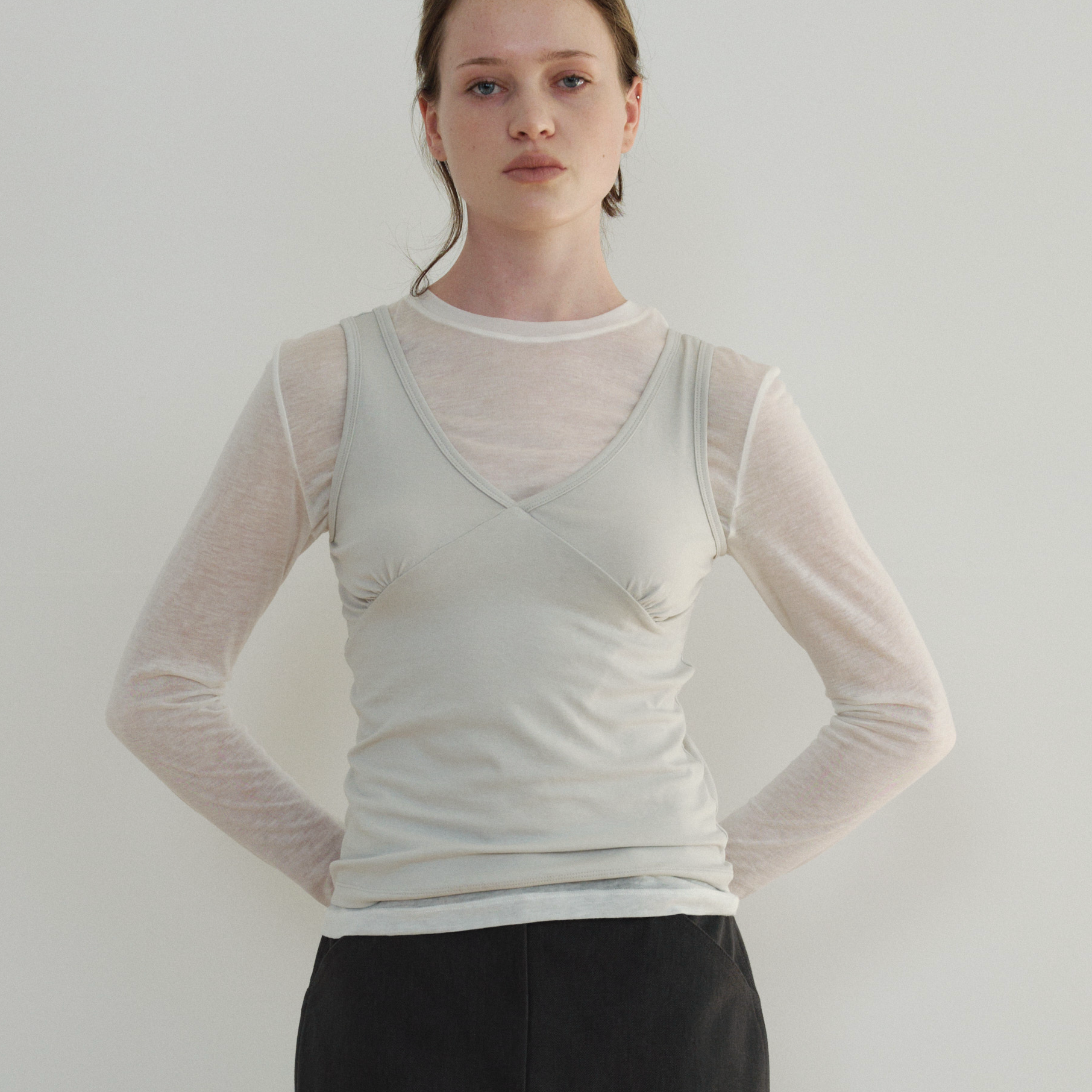 ARTTO [2nd] V-Neck Sleeveless_Mint