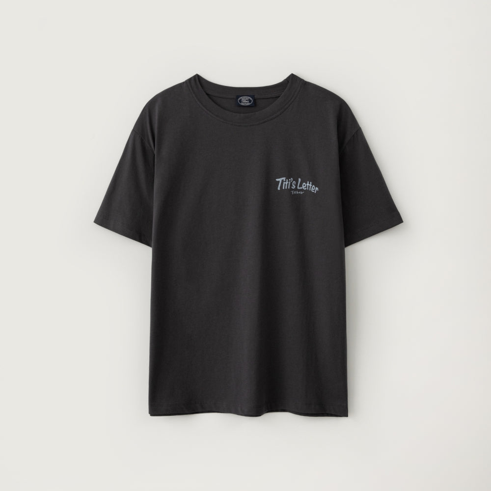 TILLBER TT Letter T-Shirt_Gray