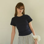 DEWL [Dueling][1st] Embroidered point classic t-shirt NY_D262MSM113