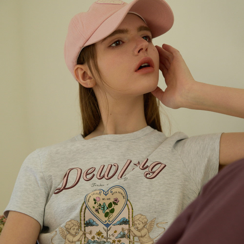 DEWL [Dueling][2nd] Angel Slim Fit Crop T-Shirt LG_D262MSM112