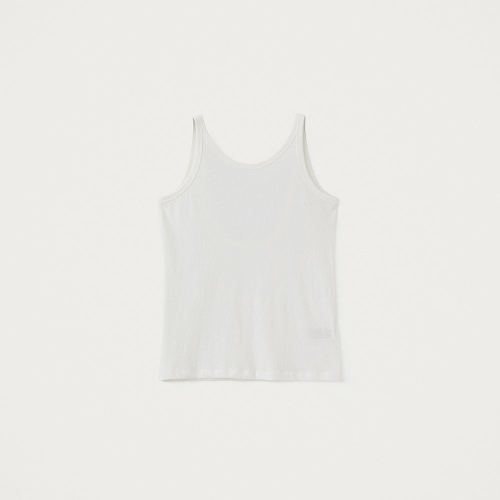YE Noll Scoop Back Tank - White