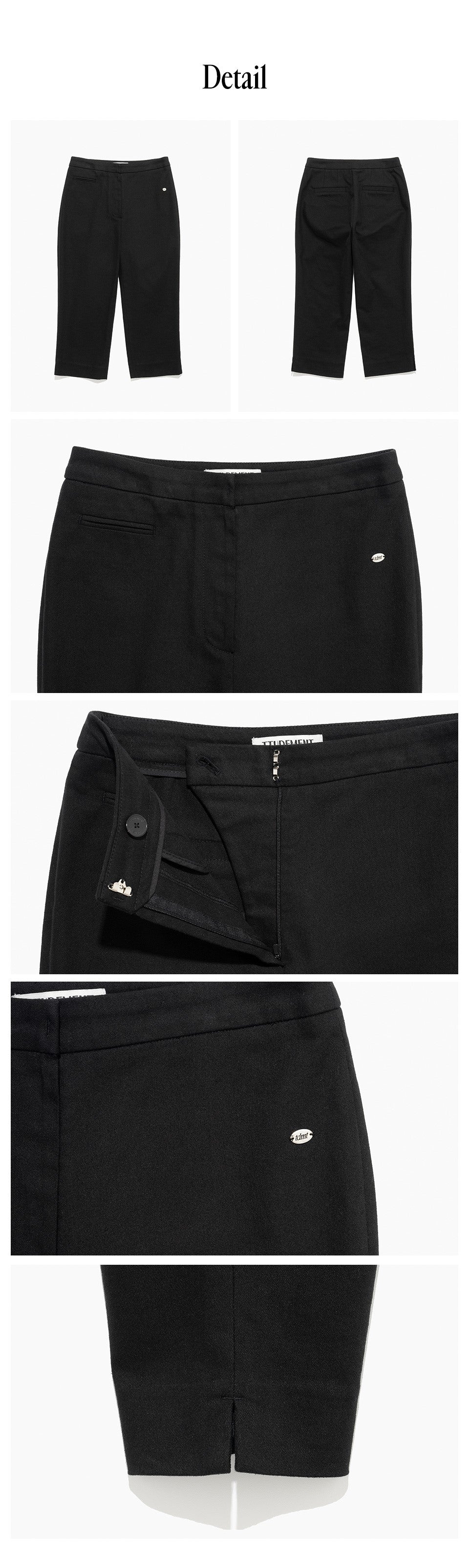TTUDEMENT TTUDEMENT Pants Black