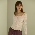 DEWL [Duelling][2nd] Flower sleeveless tank top cardigan set PK_D262MSM107