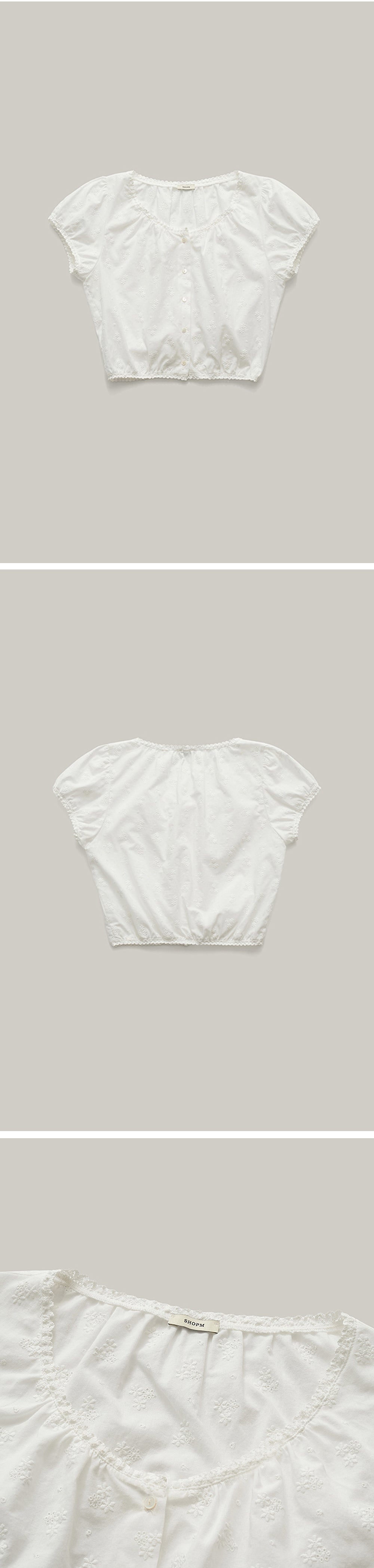SHOPM Ivy Blouse (White)