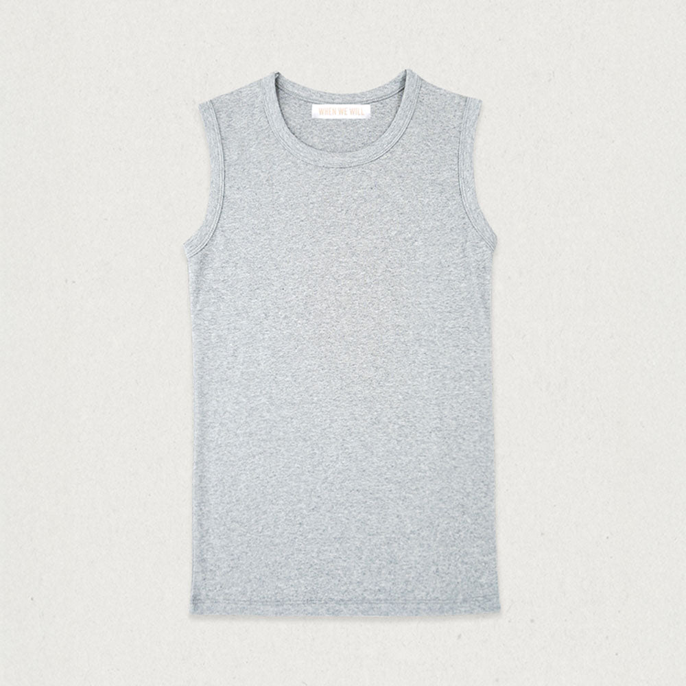 WHEN WE WILL Round in sleeveless (10 colors)