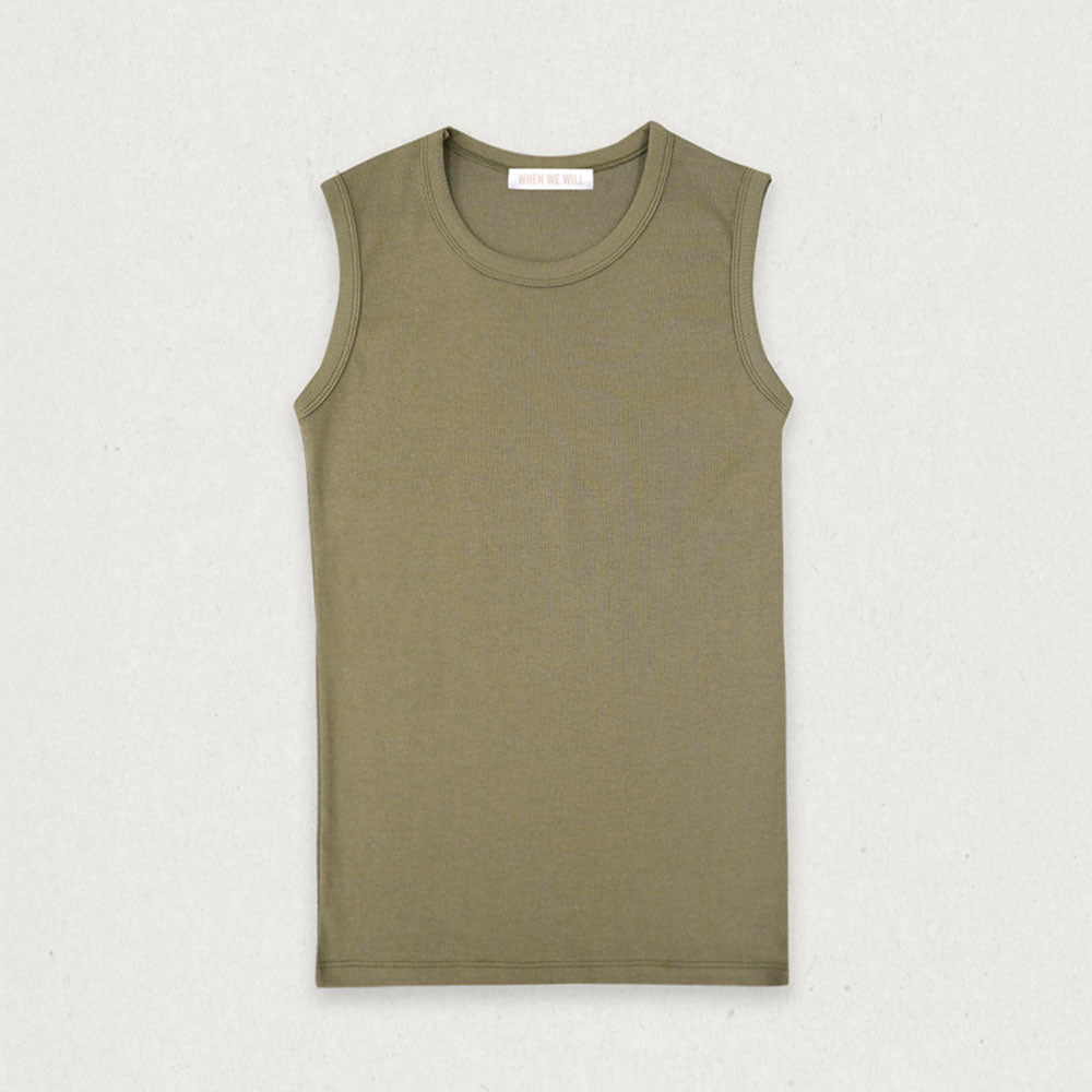 WHEN WE WILL Round in sleeveless (10 colors)