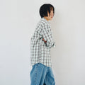 PLZPROJECT SIDE-OPEN CHECK SHIRT, MINT