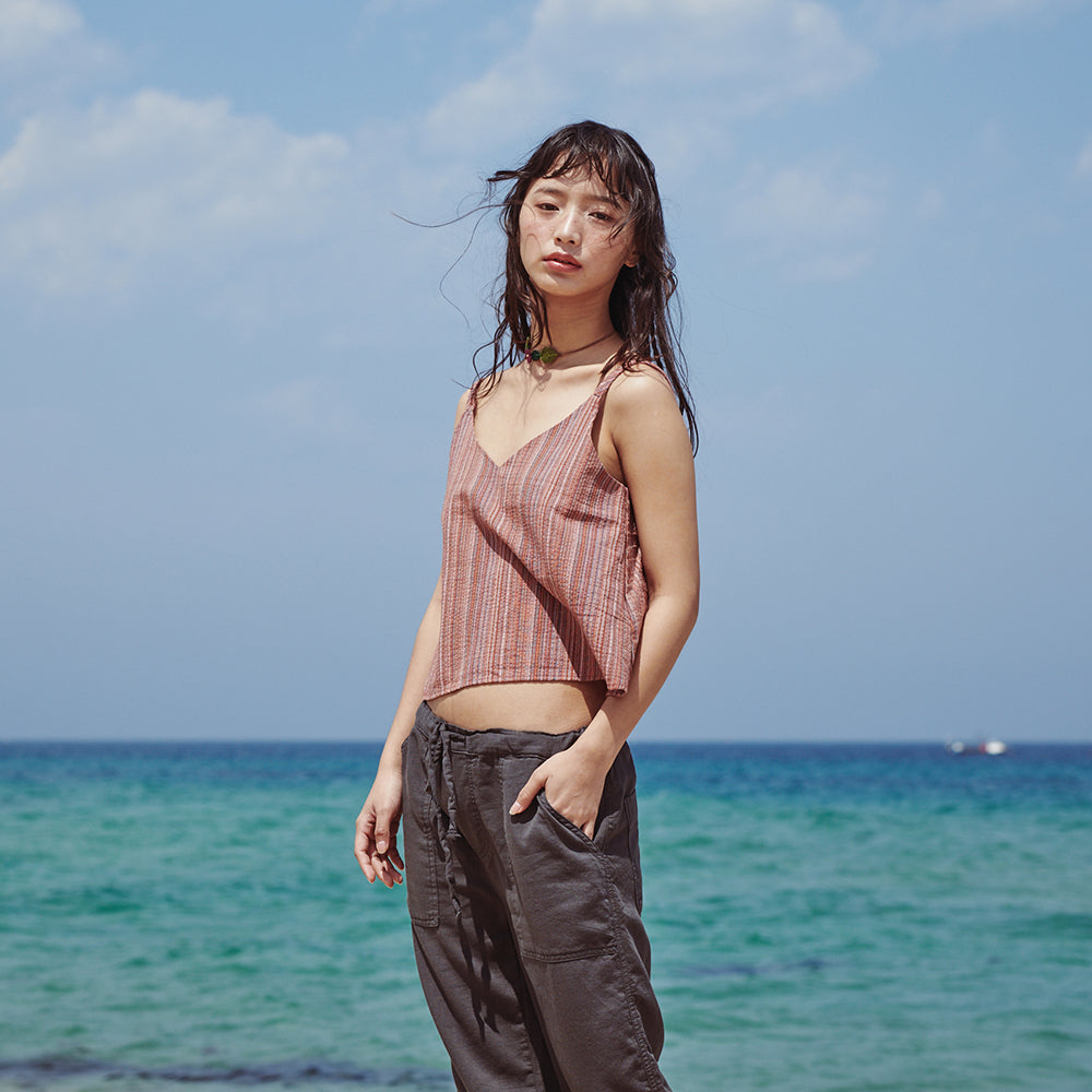 FLATWAVE IN SEOUL Vela Sleeveless Brick