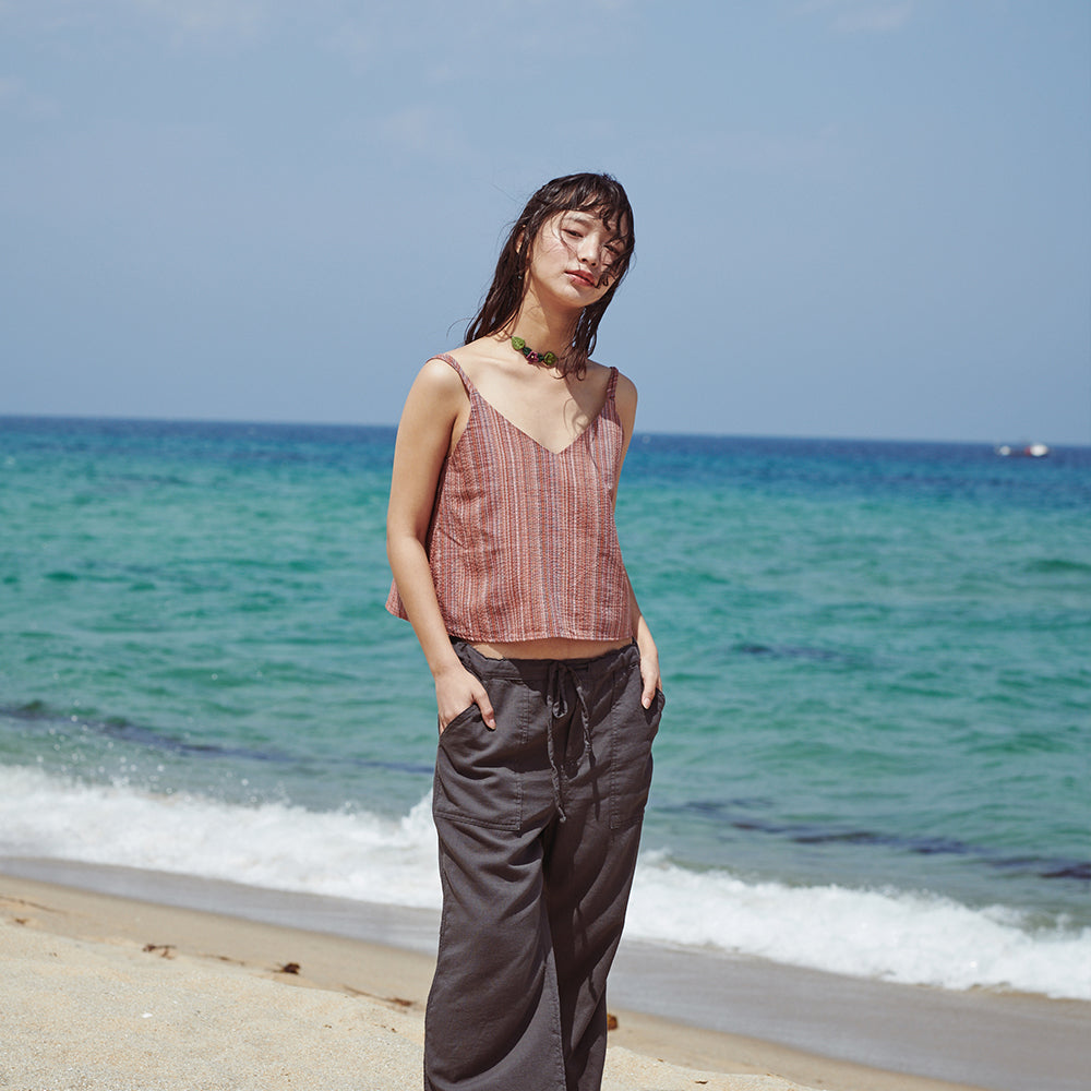 FLATWAVE IN SEOUL Vela Sleeveless Brick