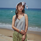 FLATWAVE IN SEOUL Vela Sleeveless Blue
