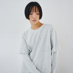 PLZPROJECT LAYERED LONG SLEEVE, WHITE MELANGE