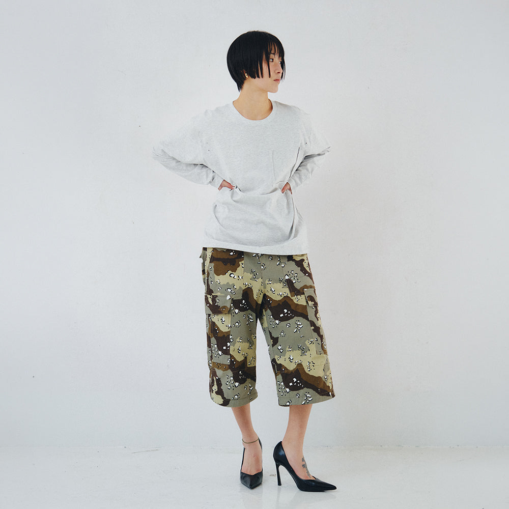 PLZPROJECT LAYERED LONG SLEEVE, WHITE MELANGE