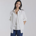 ANDNEEDS Foin pocket shirt (whtie)