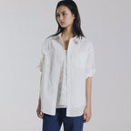 ANDNEEDS Foin pocket shirt (whtie)