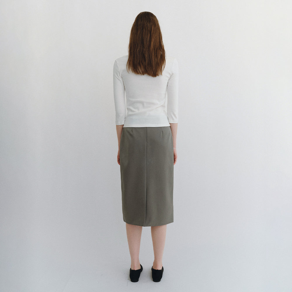 DERS [6th] Cecil Boat Neck T-Shirt – Ivory