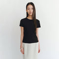 DERS [1st] Tess 90s basic t-shirt - black