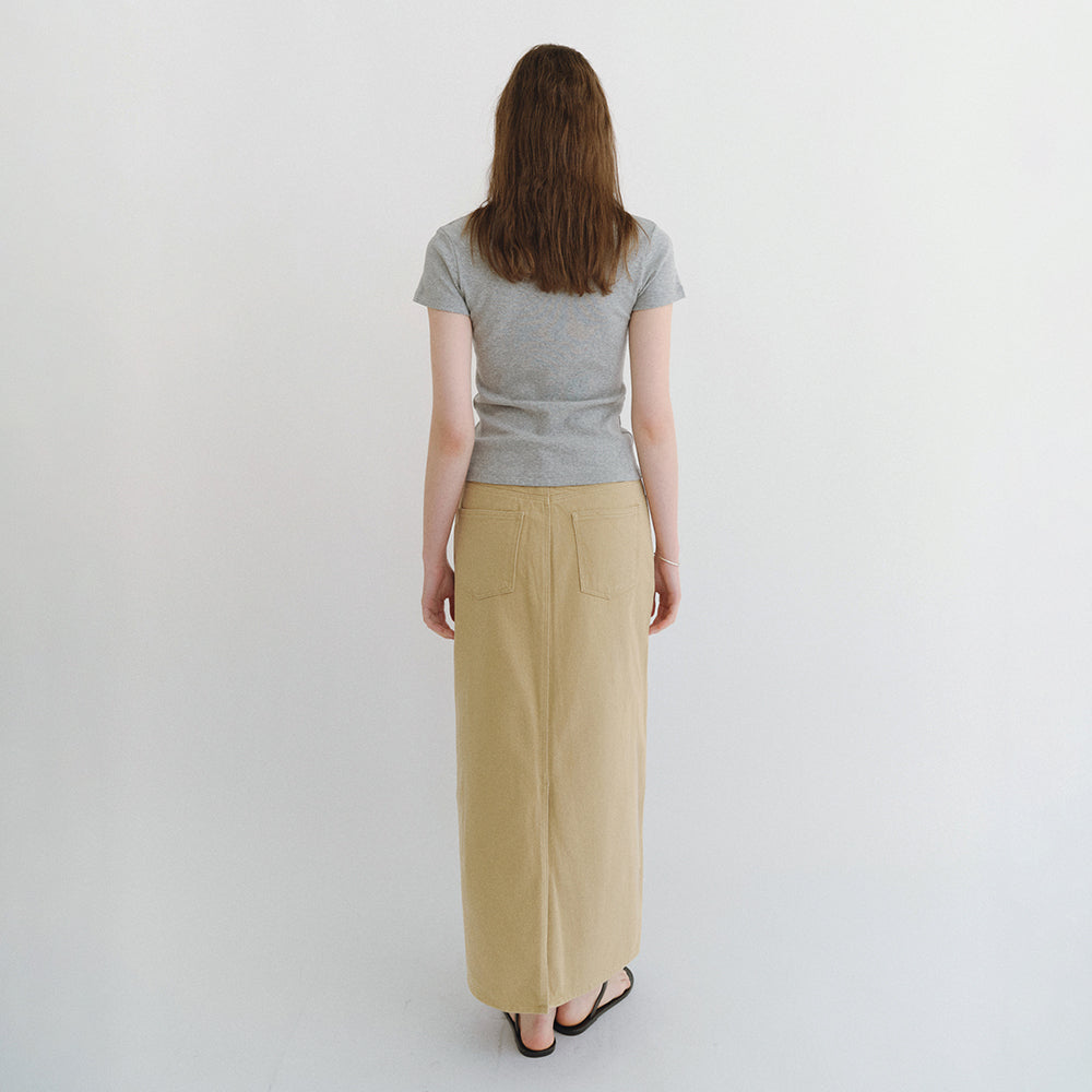 DERS [1st] Tess 90s basic t-shirt - gray
