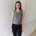 DERS Uma 90s V-neck sleeveless - gray