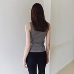DERS Uma 90s V-neck sleeveless - gray