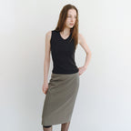 DERS [2nd] Uma 90s V-neck sleeveless - Black